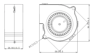 B6028A Dimension